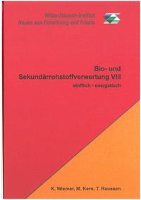 Vorderes Coverbild Bio- und Sekundärrohstoffverwertung VIII
