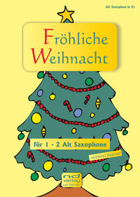 Vorderes Coverbild Fröhliche Weihnacht für 1-2 Alt Saxophone in Es