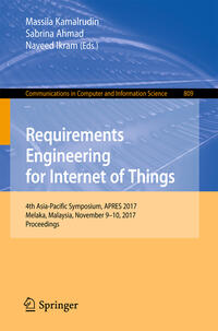 Vorderes Coverbild Requirements Engineering for Internet of Things