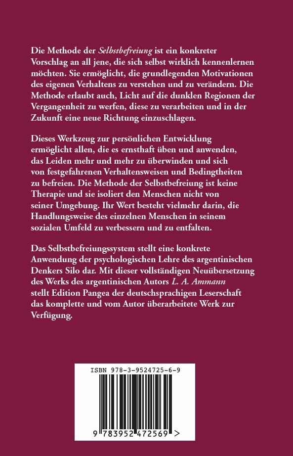Rückseitencover Selbstbefreiung
