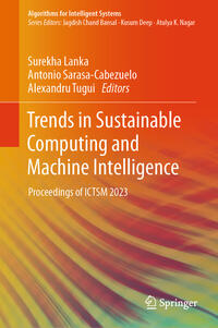 Vorderes Coverbild Trends in Sustainable Computing and Machine Intelligence