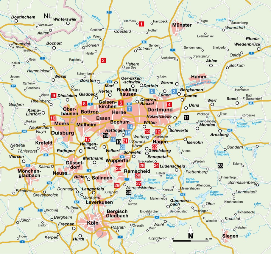 Beispielinhalt (Bild) Panoramawege Ruhrgebiet