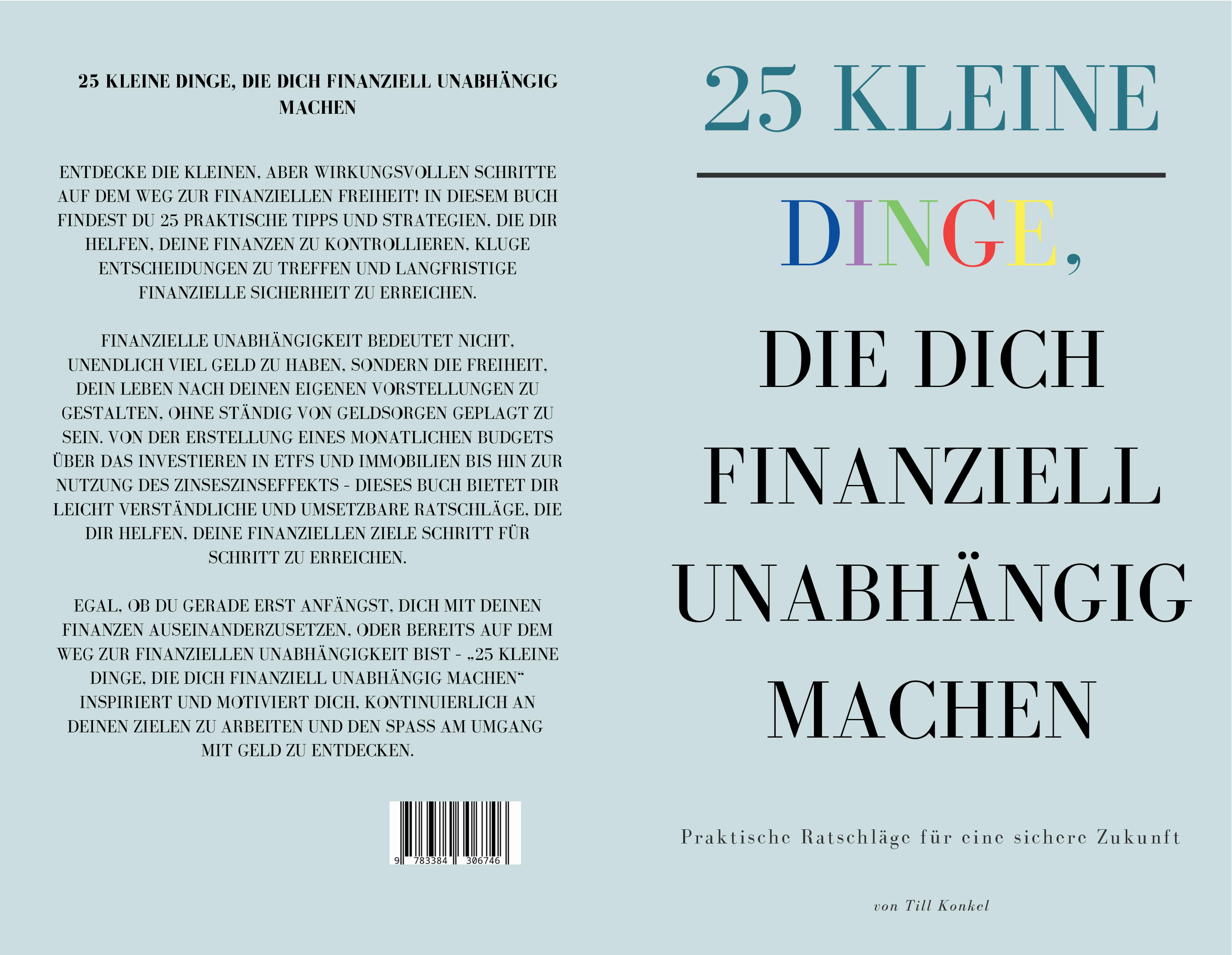 Gesamtes Coverbild 25 kleine Dinge, die dich finanziell unabhängig machen