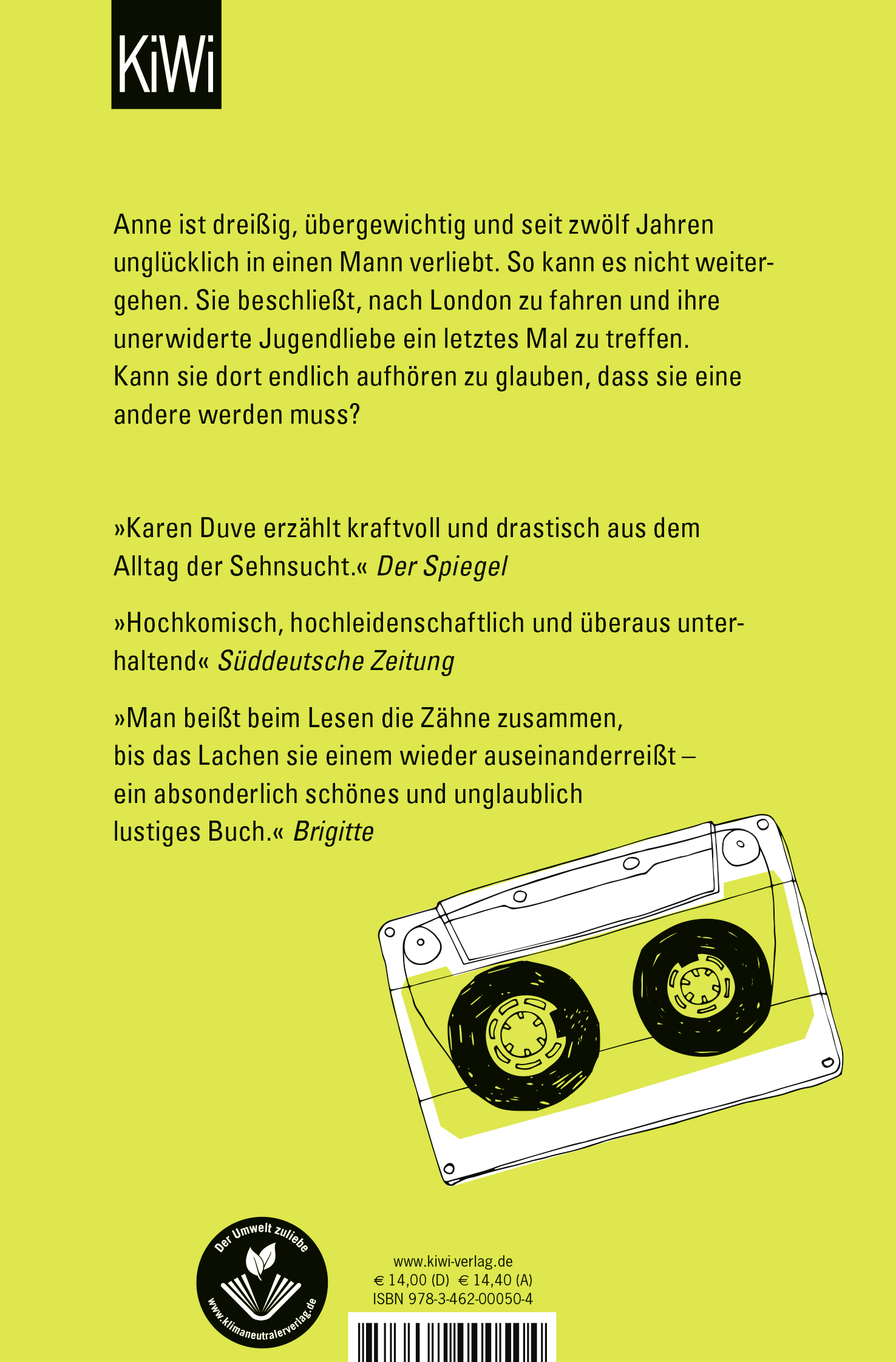 Rückseitencover Dies ist kein Liebeslied