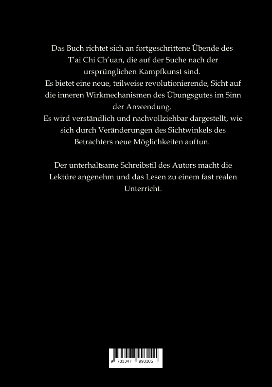 Rückseitencover T'ai Chi Ch'uan