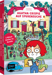 Vorderes Coverbild Agatha Crispie auf Spurensuche – Geschichten mit Bilderrätseln