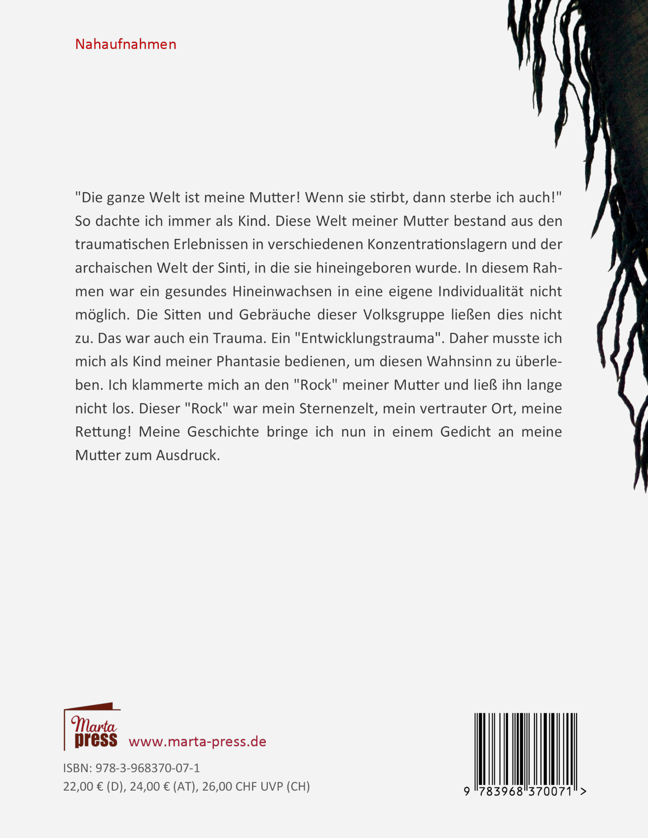 Rückseitencover Der Rock meiner Mutter