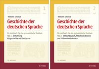 Vorderes Coverbild Geschichte der deutschen Sprache. Teil 1 und 2