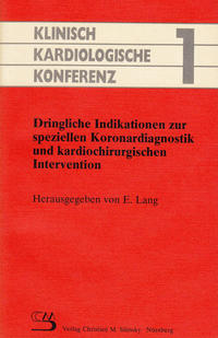 Vorderes Coverbild Klinisch-Kardiologische Konferenz 1