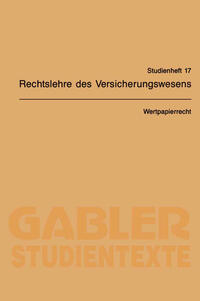 Vorderes Coverbild Wertpapierrecht