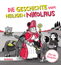 Vorderes Coverbild Die Geschichte vom heiligen Nikolaus Kontrastbuch (Pappbilderbuch)