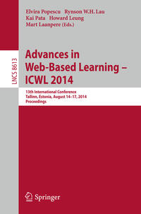 Vorderes Coverbild Advances in Web-Based Learning -- ICWL 2014