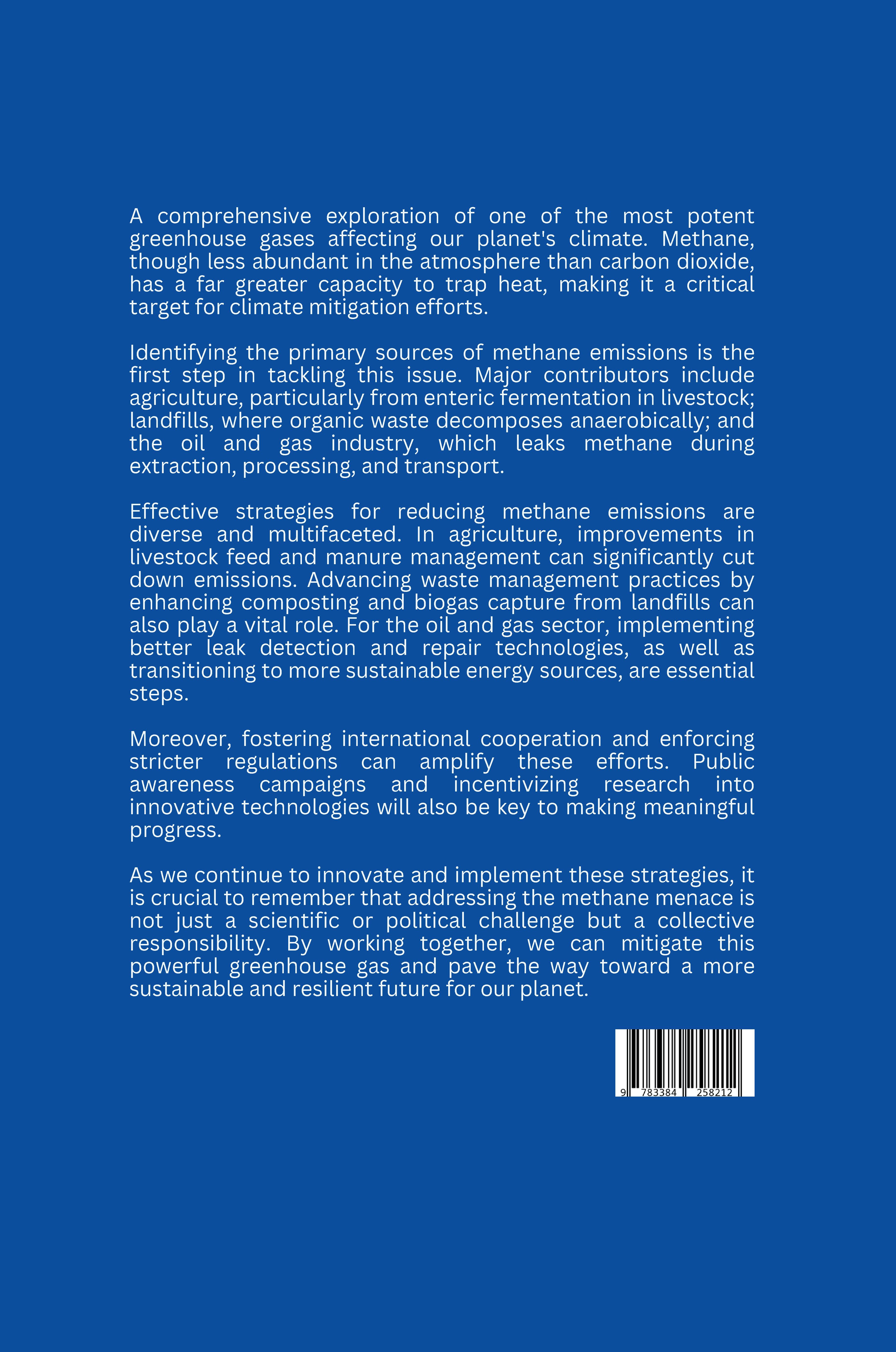 Rückseitencover The Methane Menace: Unveiling Sources and Strategies for Climate Action