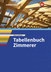Vorderes Coverbild Tabellenbuch Zimmerer