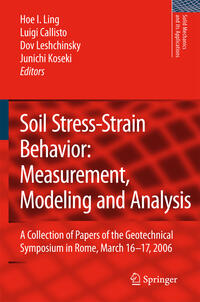 Vorderes Coverbild Soil Stress-Strain Behavior: Measurement, Modeling and Analysis