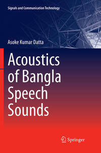 Vorderes Coverbild Acoustics of Bangla Speech Sounds