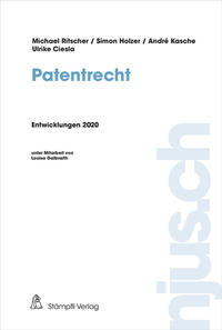 Vorderes Coverbild Patentrecht