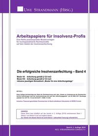 Vorderes Coverbild Die erfolgreiche Insolvenzanfechtung – Band 4
