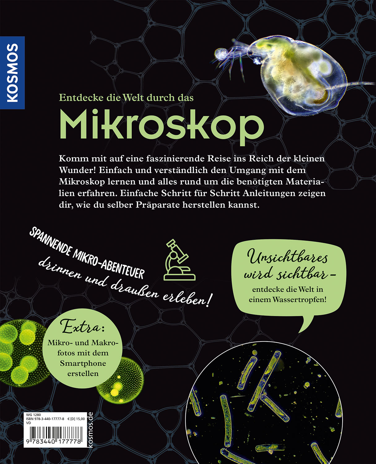 Rückseitencover Entdecke die Welt durch das Mikroskop
