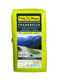 Vorderes Coverbild FolyMaps Motorradkarten Frankreich Süd