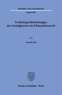 Vorderes Coverbild Freiheitsgewährleistungen des Grundgesetzes im Klimaschutzrecht