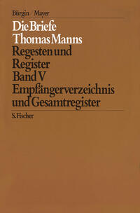 Vorderes Coverbild Empfängerverzeichnis und Gesamtregister