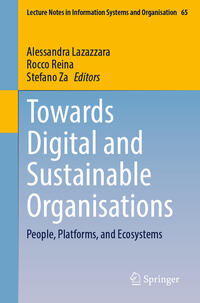 Vorderes Coverbild Towards Digital and Sustainable Organisations