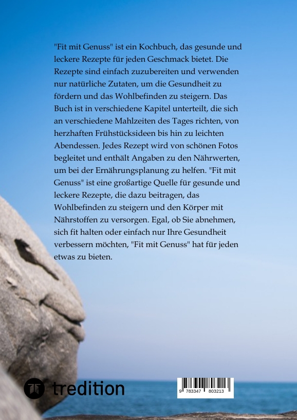 Rückseitencover Fit mit Genuss