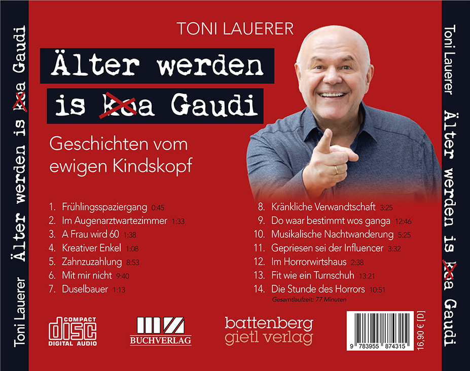 Rückseitencover Älter werden is (ko)a Gaudi