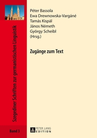 Vorderes Coverbild Zugänge zum Text