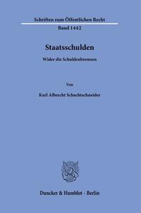 Vorderes Coverbild Staatsschulden.