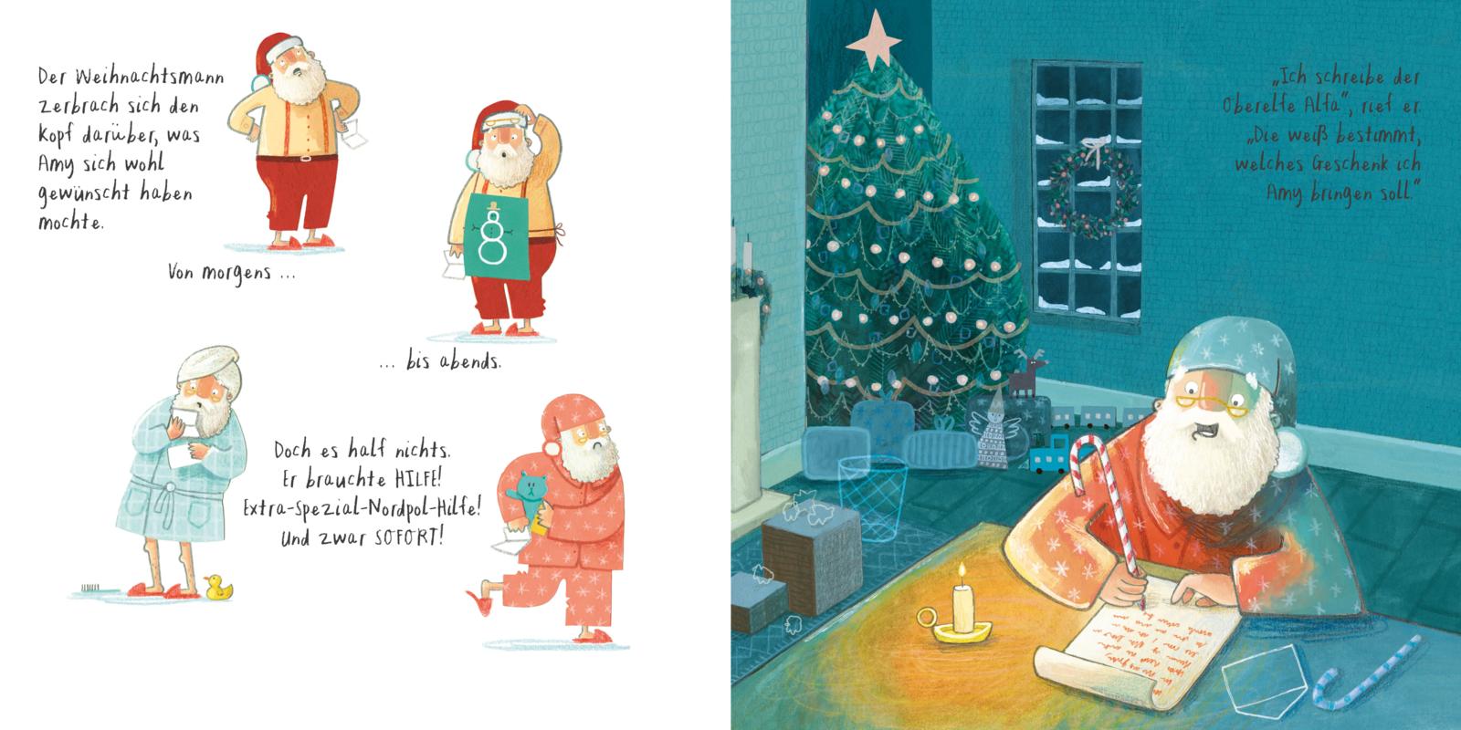 Beispielinhalt (Bild) Weihnachtspost