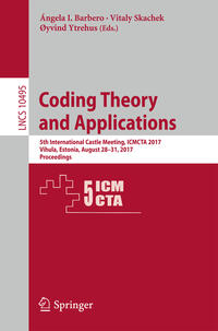Vorderes Coverbild Coding Theory and Applications