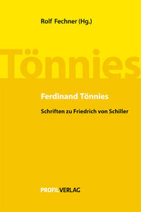 Vorderes Coverbild Ferdinand Tönnies: Über Schiller