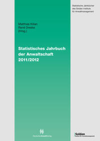 Vorderes Coverbild Statistisches Jahrbuch der Anwaltschaft 2011/2012
