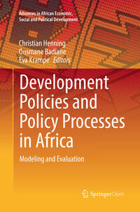 Vorderes Coverbild Development Policies and Policy Processes in Africa