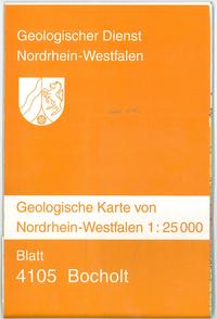 Vorderes Coverbild Geologische Karten von Nordrhein-Westfalen 1:25000 / Geologische Karten von Nordrhein-Westfalen 1 : 25000