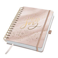 Vorderes Coverbild SIGEL JP205 Tagesplaner Jolie undatiert, ca. A5, , rosa, grau