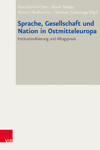 Vorderes Coverbild Sprache, Gesellschaft und Nation in Ostmitteleuropa