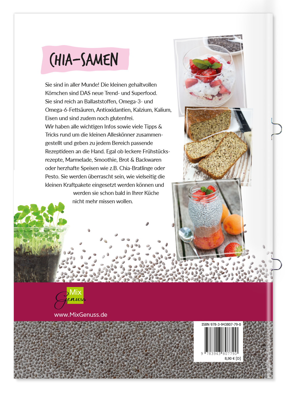 Rückseitencover Chia-Samen