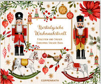 Vorderes Coverbild Stickerbuch – Nostalgische Weihnachtswelt
