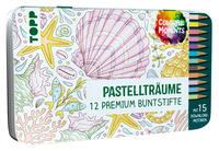 Vorderes Coverbild Colorful Moments Designdose mit Buntstiften - Pastellträume