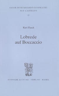 Vorderes Coverbild Lobrede auf Boccaccio
