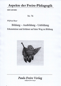 Vorderes Coverbild Aspekte der Freire-Pädagogik / Bildung - Ausbildung - Unbildung