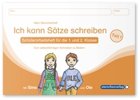 Vorderes Coverbild Ich kann Sätze schreiben Teil 1 - Schülerarbeitsheft für die 1. und 2. Klasse