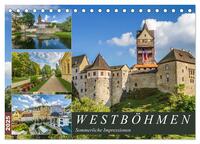 Vorderes Coverbild WESTBÖHMEN Sommerliche Impressionen (Tischkalender 2025 DIN A5 quer), CALVENDO Monatskalender