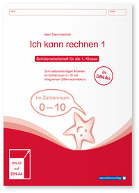 Vorderes Coverbild Ich kann rechnen 1 - Schülerarbeitsheft für die 1. Klasse in DIN A4
