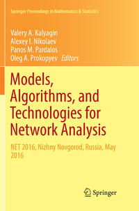 Vorderes Coverbild Models, Algorithms, and Technologies for Network Analysis