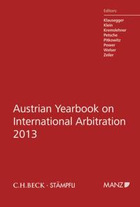 Vorderes Coverbild Austrian Yearbook on International Arbitration 2013