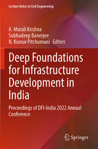 Vorderes Coverbild Deep Foundations for Infrastructure Development in India